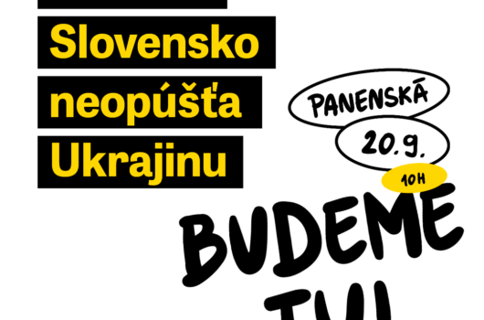 Diskusia Slovensko neopúšťa Ukrajinu