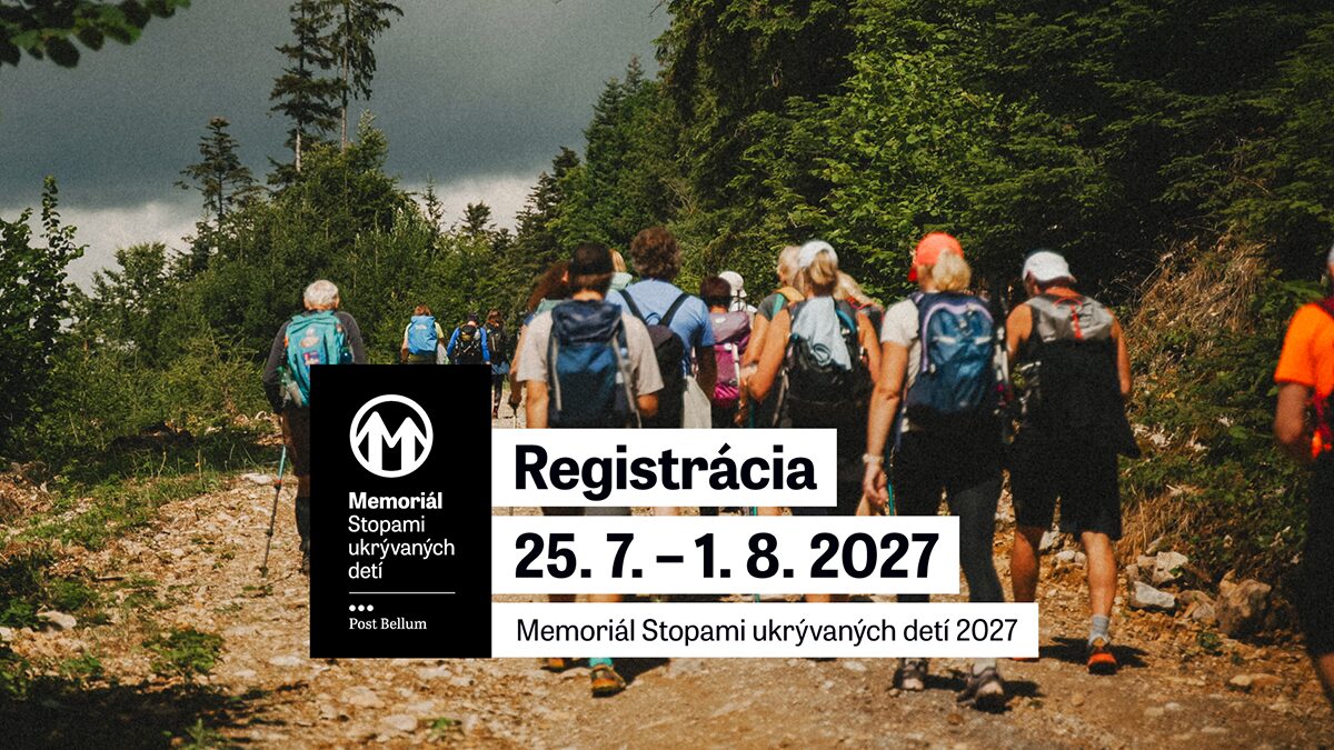 Memoriál Stopami ukrývaných detí 2027 registrácia