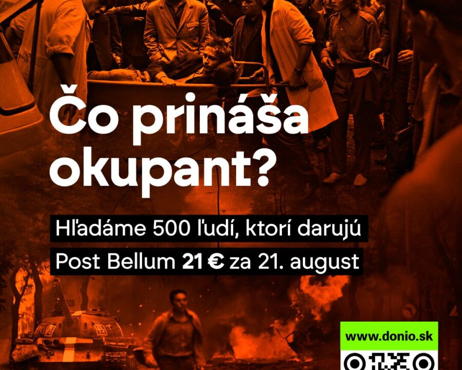 Prispejte Post Bellum 21 € za 21. august